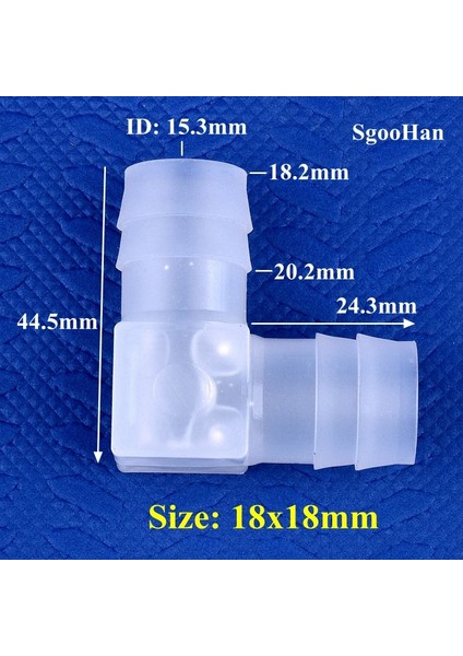 18X18MM Stili 5 Parça 5~~20MM Pp Dirsek Konnektörleri Akvaryum Tankı Bağlantı Parçaları Hava Pompası Havalandırıcı Pagoda Ortak Bahçe Sulama Tıbbi Hortum Bağlantıları (Yurt Dışından)