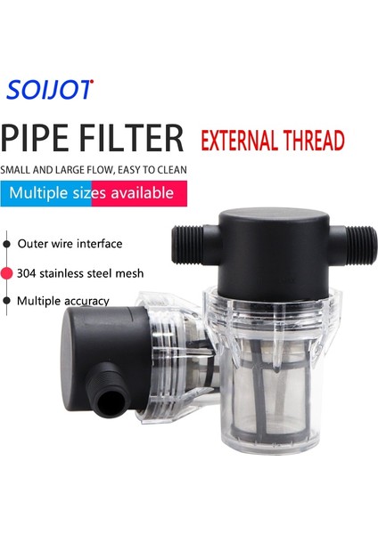 2 Adet 40 Örgü Stili Bahçe Sulama Filtresi '' '' 1 '' Plastik Sulama Sistemi Kirlilik Ön Filtresi Su Ürünleri Ev Su Borusu Filtresi (Yurt Dışından) indirimleri