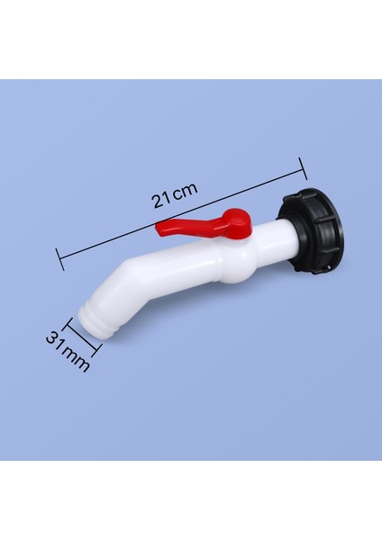 No.5 Tarzı Lastic Ibc Tankı Bağlantı Parçaları S60 * 6 Iplik Vana Hortum Anahtarı Bağlantı Parçaları Uzatmak Ibc Tank Adaptörü Bahçe Hortumu Musluğu (Yurt Dışından)
