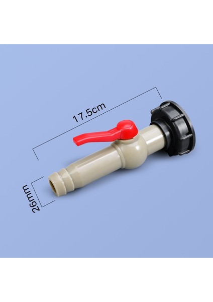 No.5 Tarzı Lastic Ibc Tankı Bağlantı Parçaları S60 * 6 Iplik Vana Hortum Anahtarı Bağlantı Parçaları Uzatmak Ibc Tank Adaptörü Bahçe Hortumu Musluğu (Yurt Dışından)