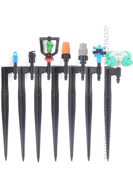 13CM-6MM Stili 5 Adet Uzunluk: 13~50CM Od Sulama Sprinkler Nozul Desteği Spike Sulama Sprinklerleri Kazıklar Bahçe Su Konnektörleri (Yurt Dışından)