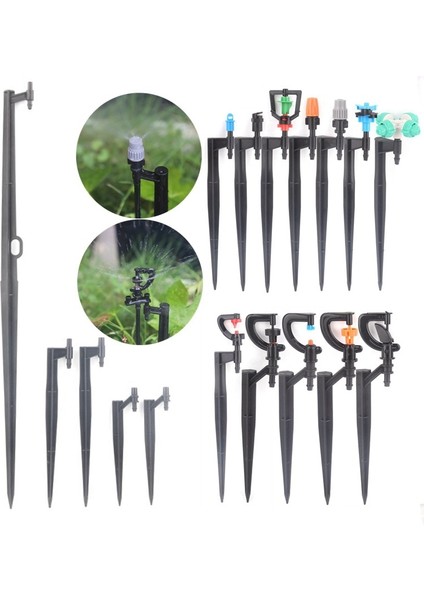 13CM-6MM Stili 5 Adet Uzunluk: 13~50CM Od Sulama Sprinkler Nozul Desteği Spike Sulama Sprinklerleri Kazıklar Bahçe Su Konnektörleri (Yurt Dışından)