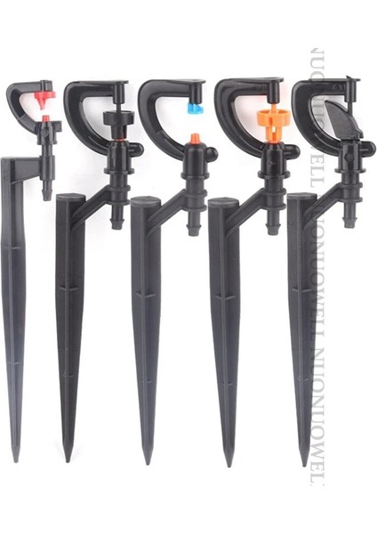 13CM-6MM Stili 5 Adet Uzunluk: 13~50CM Od Sulama Sprinkler Nozul Desteği Spike Sulama Sprinklerleri Kazıklar Bahçe Su Konnektörleri (Yurt Dışından)