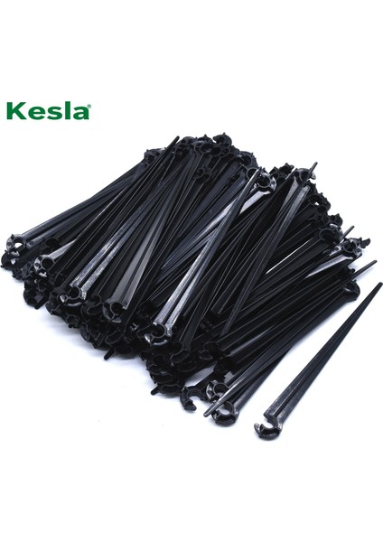 L-50PCS Tarzı Pcs Dayanıklı '' C-Tipi Kanca Hortum Saksı Damla Sulama Uydurma Sera Için Sabit Kök Destek Tutucu Bahisler (Yurt Dışından)