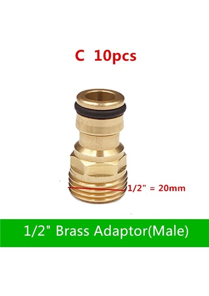 10 Adet Stil Dişli Musluk Bağlantısı Hortum Adaptörleri Su Tabancası Bağlantı Elemanları Bahçecilik Için Hızlı Bağlantılar Hortumlar Hızlı Çıkarılabilir Musluk Bağlantıları (Yurt Dışından) fırsatları