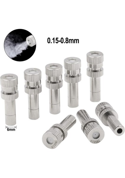0,6 mm Stili 6mm Düşük Basınç Anti Damla Buğulanma Memesi Çapraz Atomize Meme Sis Su Sprey Sera Damla Sulama 1 Takım (Yurt Dışından) fiyatları