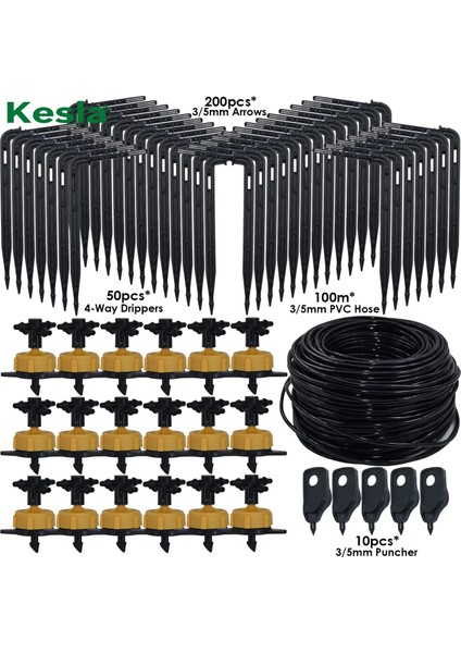 KSL01-KIT144-20M Stili Kesla M 2lh Basınç Dengeleme Verici Ok Sulama Kitleri Tarım Sera Damla Sulama Sistemi Için Zımba W Zımbalayıcı (Yurt Dışından) fiyatları