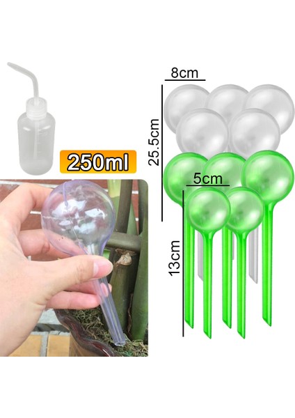 6 Adet L Karışık Renk Stili Otomatik Bitki Sulama Ampülleri Kendinden Sulama Topları Ev Bahçe Suyu Başak Çiçek Houseplant Cihazı Damla Sulama Sistemi (Yurt Dışından) indirimleri