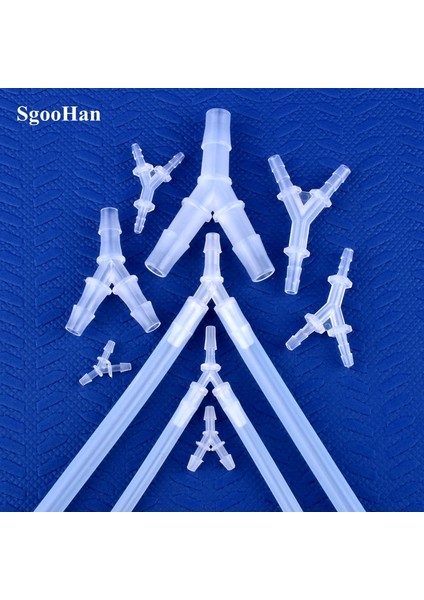 4,8 mm Stili 5 Parça 5~.4~ Pp Y-Tarzı Tee Konnektörler Akvaryum Tankı Hava Pompası Havalandırıcı Hortumu Ortak Sulama Sistemi Su Borusu Ek Parçaları (Yurt Dışından)