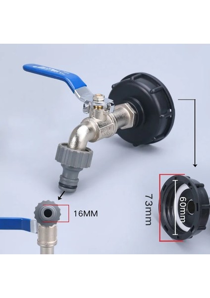 No.3 Tarzı Çoklu Stiller Ibc Tank Musluk Adaptörü S60*6 Kaba Diş - '' '' Dayanıklı Su Konnektörü Değiştirme Valfi Bağlantısı (Yurt Dışından)