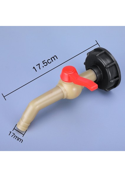 No.4 Tarzı Lastic Ibc Tankı Bağlantı Parçaları S60 * 6 Iplik Vana Hortum Anahtarı Bağlantı Parçaları Uzatmak Ibc Tank Adaptörü Bahçe Hortumu Musluğu (Yurt Dışından)