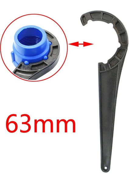 63MM Tarzı mm Pe Boru Hızlı Bağlantı Parçaları Anahtarı Pe Pvc Boru Vana Kilit Somunu Özel Anahtar Sulama Borusu Onarımı (Yurt Dışından)