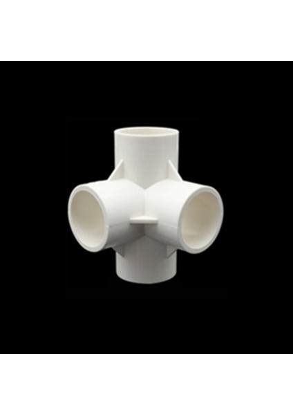 4 Yol Stili Iç ÇAP.20MM mm Dıy Beyaz Pvc Boru Ek Parçaları Düz ​​dirsek Tee Çapraz Bağlayıcı Su Borusu Adaptörü Yolları Eklemler (Yurt Dışından)