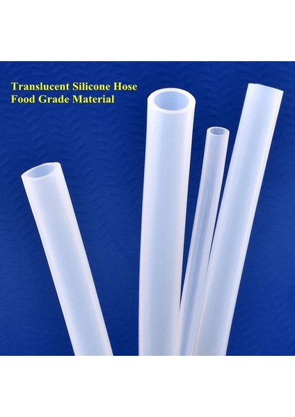 4x7 mm Stili Uzunluk 100 cm 1m Id1 ~ 5mm Şeffaf Şeffaf Gıda Sınıfı Silikon Hortum Akvaryum Tankı Hava Pompası Kauçuk Tüp Bahçe Sulama Yumuşak Esnek Boru (Yurt Dışından)