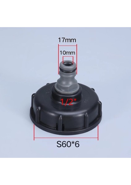 No.4 Tarzı Çoklu Stiller Ibc Tank Musluk Adaptörü S60*6 Kaba Diş - '' '' Dayanıklı Su Konnektörü Değiştirme Valfi Bağlantısı (Yurt Dışından)