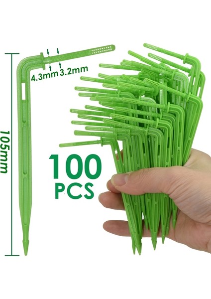 KSL01-284-100PCS Tarzı Kesla M 2lh Basınç Dengeleme Verici Ok Sulama Kitleri Tarım Sera Damla Sulama Sistemi Için Zımba W Zımbalayıcı (Yurt Dışından)