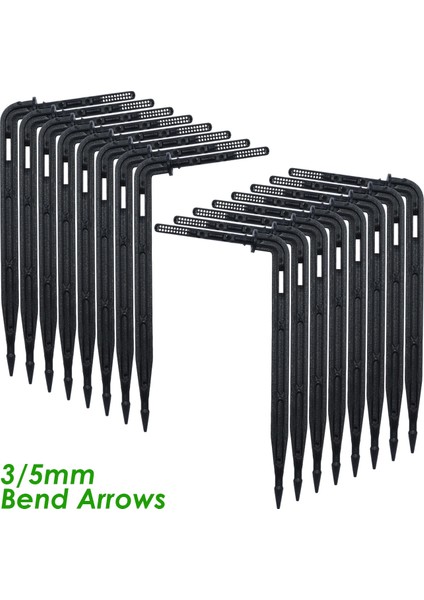 KSL01-284-100PCS Tarzı Kesla M 2lh Basınç Dengeleme Verici Ok Sulama Kitleri Tarım Sera Damla Sulama Sistemi Için Zımba W Zımbalayıcı (Yurt Dışından)