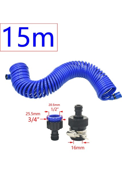 10M x Bağlayıcı Stili Taşınabilir Yüksek Basınçlı Su Tabancası Eva Yaylı Tüp Araba Yıkama Sihirli Hortum Genişletilebilir Bahçe Çiçek Çim Sulama (Yurt Dışından) fiyatları