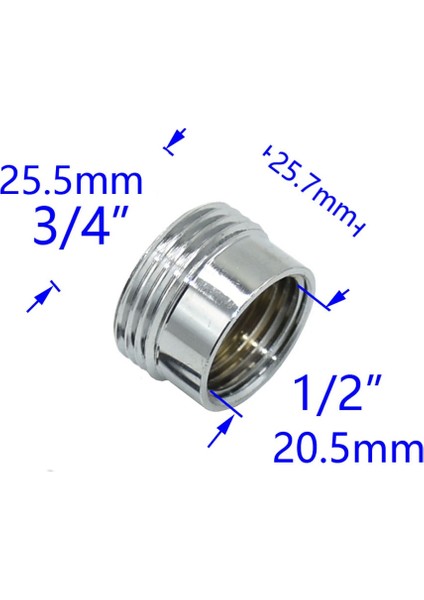 1ı2 3ı4 Stili Hread Azaltma Konnektörü Pirinç Bahçe Musluğu Adaptörü Dayanıklı Ortak Çoğaltıcı Damla Sulama Parçaları 1 Adet (Yurt Dışından) fırsatları