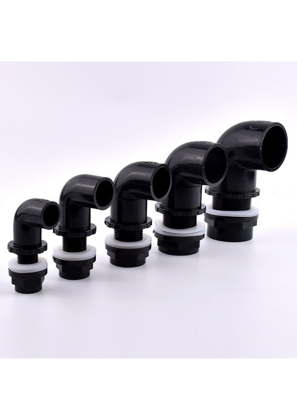 20 mm Rondela Stili 5 Adet 2~ Siyah Kimlik 20~50MM Pvc Boru Akvaryum Balık Tankı Drenaj Bağlantıları Ev Dıy Boru Ek Parçaları 90 ° Dirsek Su Drenaj Konnektörü (Yurt Dışından) modelleri