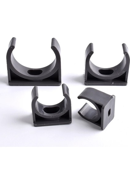 Iç Çap 25 mm Stili 20 Adet 2~ Kimlik 20 ~ 40MM Gri Pvc Boru Kelepçesi Konnektör Bahçe Sulama Akvaryum Balık Tankı Sulama Adaptörü Parçaları Tespit Derzi (Yurt Dışından) modelleri