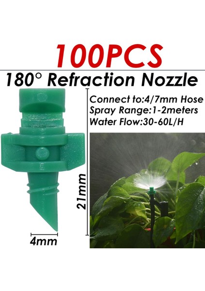 SPL11-060-180-100X Stili Sprycle Dereceli Kırılma Memesi Bahçe Yağmurlama Sistemi Tarım Sulama Tesisi Püskürtme Memesi Buğulanma Sera (Yurt Dışından)