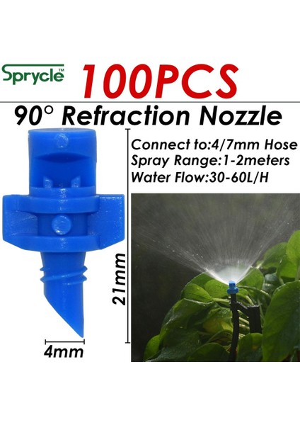 SPL11-060-180-100X Stili Sprycle Dereceli Kırılma Memesi Bahçe Yağmurlama Sistemi Tarım Sulama Tesisi Püskürtme Memesi Buğulanma Sera (Yurt Dışından) fırsatları