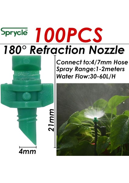 SPL11-060-180-100X Stili Sprycle Dereceli Kırılma Memesi Bahçe Yağmurlama Sistemi Tarım Sulama Tesisi Püskürtme Memesi Buğulanma Sera (Yurt Dışından) indirimleri