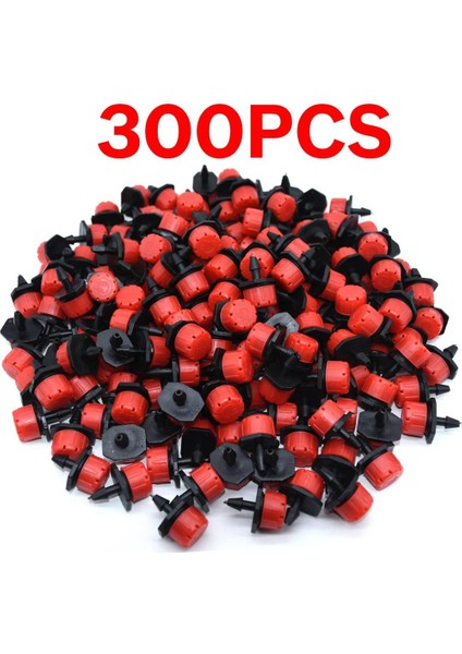 KSL01-002-300PCS Tarzı 40MWAY 8l Damla Ok Sulama Verici Damlatıcı Yağmurlama Sulama Sistemi Saksı Yetiştirme Bahçesi Seralar Seti (Yurt Dışından)