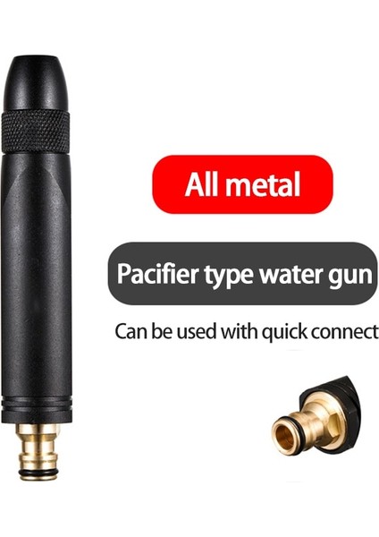 No.1 Tarzı 2021 Yeni Yükseltme Püskürtme Tabancası Ayarlanabilir Metal Nozul Bahçe Hortumu Yağmurlama Sistemi Basınçlı Yıkama Araba Yıkama Sulama Su Tabancası (Yurt Dışından)