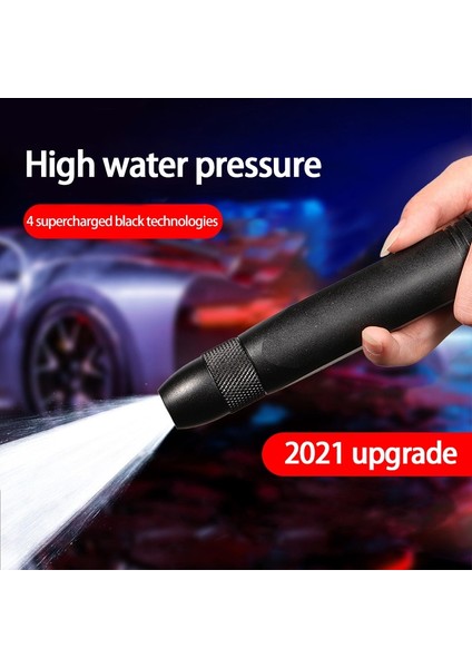 No.1 Tarzı 2021 Yeni Yükseltme Püskürtme Tabancası Ayarlanabilir Metal Nozul Bahçe Hortumu Yağmurlama Sistemi Basınçlı Yıkama Araba Yıkama Sulama Su Tabancası (Yurt Dışından)