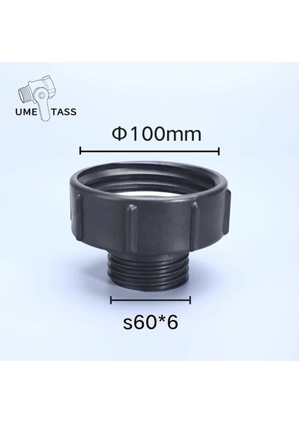 Fotoğraf Stili S60X6 Ibc Tankını Azaltmak Için S Konnektörün Değiştirilmesi Bahçe Suyu Adaptörü Yüksek De (Yurt Dışından)