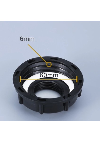 30 mm Tarzı Dayanıklı Ibc Tank Bağlantı Parçaları S60X6 Kaba Dişli 1000L Su Deposu Konektörü Bahçe Hortumu Adaptörü (Yurt Dışından)