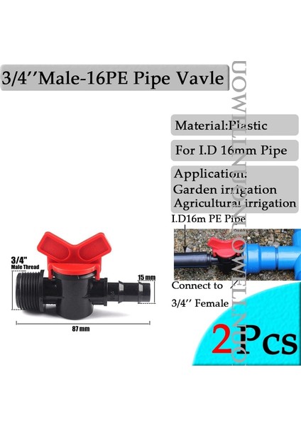 M1L2-16MM Düz Stil 2 Adet Bahçe Sulama Hortumu Konnektörleri Pe Boru Eklemleri Eşit Dirsek Düz Konnektör Tarımsal Sulama Sistemi Ek Parçaları (Yurt Dışından) indirimleri