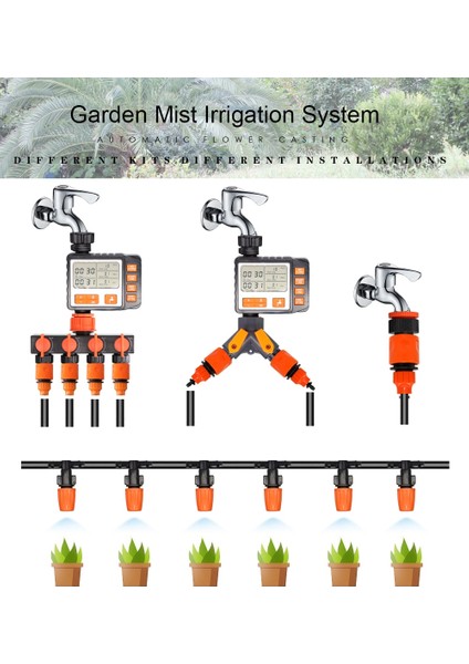 B-Zamanlayıcı Stili Brasmoyu mm Bahçe Sulama Sulama Kitleri Zamanlayıcı Kontrol Cihazı Sulama Sistemi 2'si 1 Arada Buğulanma Sprinkler Damla Su Setleri (Yurt Dışından) fiyatları