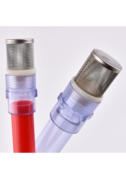 Şeffaf Boru Seti Stili 20 mm 20~ Paslanmaz Çelik Filtre + Pvcupvc Boru Seti Akvaryum Balıkları Tankı Su Pompası Giriş Tüpü Filtresi Bahçe Sulama Filtresi (Yurt Dışından) indirimleri