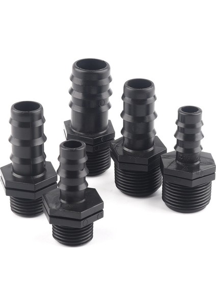 Erkek 3l4 İNÇ-16MM Stili Erkek Dişli Pe Boru Bağlantısı Sulama Hortumu Bağlantıları Sulama Borusu Dişli Düz Bağlantı Adaptörü (Yurt Dışından) modelleri