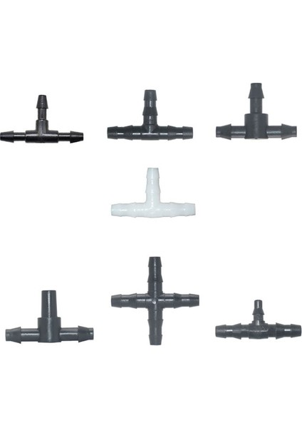 Kırmızı Stil Bahçe Hortumu Tee Konnektör Redüktör Su Bölücü Ee Damla Sulama Sistemi Için Barb Su Konnektörü (Yurt Dışından) modelleri