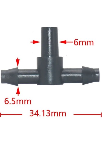 Kırmızı Stil Bahçe Hortumu Tee Konnektör Redüktör Su Bölücü Ee Damla Sulama Sistemi Için Barb Su Konnektörü (Yurt Dışından) indirimleri