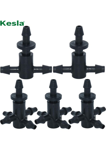 KSL01-193-50PCS Tarzı Kesla Dikenli Hortum Düz Hızlı Bağlantı Damla Sulama Bahçe W 2 Yollu 4 Yollu Hortum Ayırıcı Ortak Çapraz Bağlantı (Yurt Dışından) fiyatları
