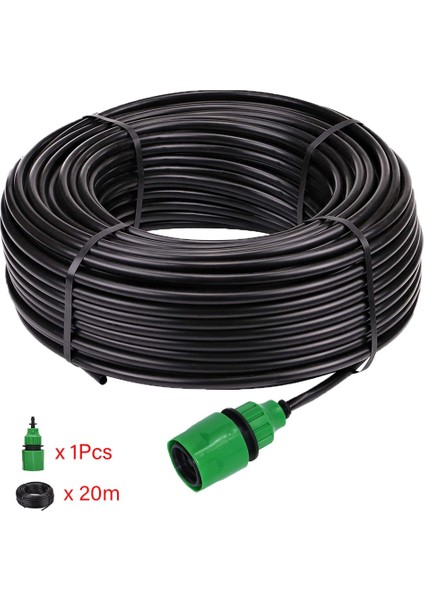20M Tarzı Dıy Pvc Bahçe Sulama Bahçe Hortumu Mikro Sulama Borusu Ayarlanabilir Damlatıcı Punch Aracı ile Damla Sulama Kitleri (Yurt Dışından)