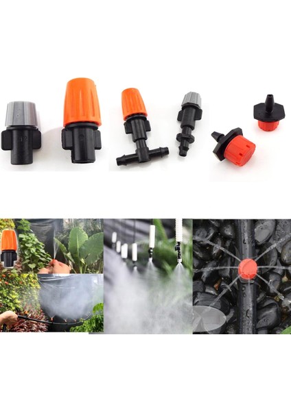 5 Takım Tarzı 50X Mirco Damla Sulama Sulama Sprinkler Nozullar Akış Damlatıcı 8 Delik Damlama Başlığı Saçılma Sprey Bahçe Kendi Kendine Sulama Araçları (Yurt Dışından) modelleri