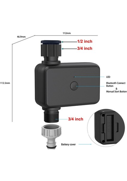 0,75 Inç Ila 1 Inç Stili Sıcak Satış Bahçe Sulama Kontrol Cihazı Wifi Otomatik Damla Sulama Zamanlayıcı Akıllı Bahçe Otomatik Sulama Programlama Sistemi (Yurt Dışından) fiyatları
