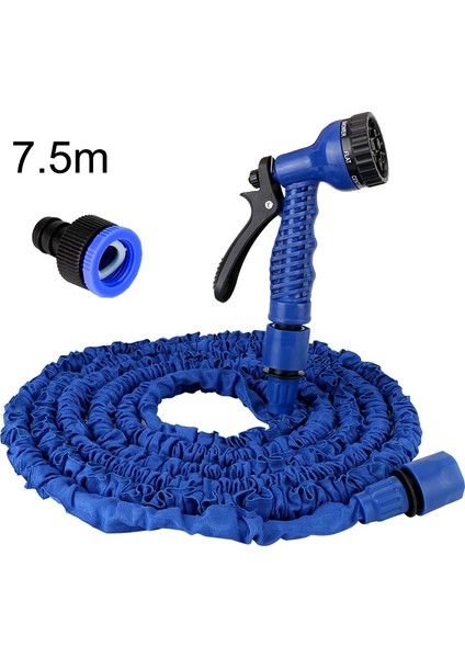 Mavi 7.5m Tarzı Genişletilebilir Su Hortumu Yüksek Basınç 7 Mod Ayarlanabilir Su Tabancası Köpük Bahçe Hortumu Borusu Arabalar Bahçe Yıkama Hortumu Püskürtücü (Yurt Dışından) fiyatları