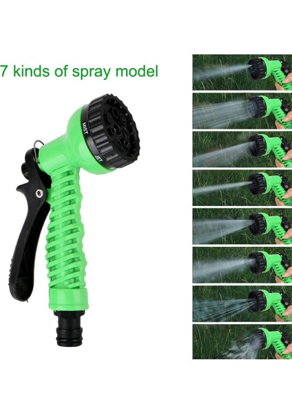 Mavi 7.5m Tarzı Genişletilebilir Su Hortumu Yüksek Basınç 7 Mod Ayarlanabilir Su Tabancası Köpük Bahçe Hortumu Borusu Arabalar Bahçe Yıkama Hortumu Püskürtücü (Yurt Dışından) indirimleri