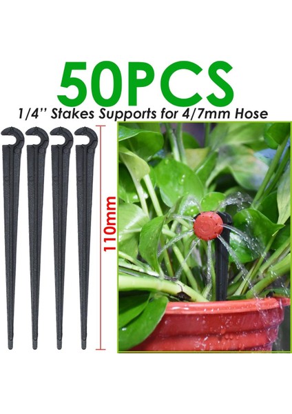 SPL11-027-50PCS Tarzı Sprycle Damla Sulama Yağmurlama Sistemi Inç Barb Tee Tek Çift Su Borusu Konnektörü Çapraz Kapatma Bağlantısı Hortumu Bahçe (Yurt Dışından)