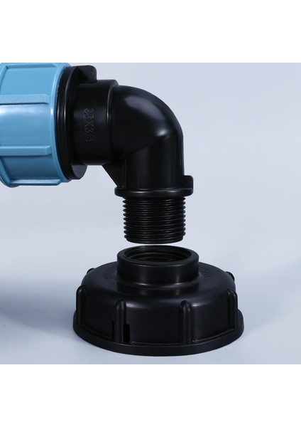 DN25 Stili Ibc Su Deposu Boru Eklemleri Bahçe Su Konnektörleri Tank Dirsek Çıkışı mm Sulama Sulama Adaptörü Aracı (Yurt Dışından)