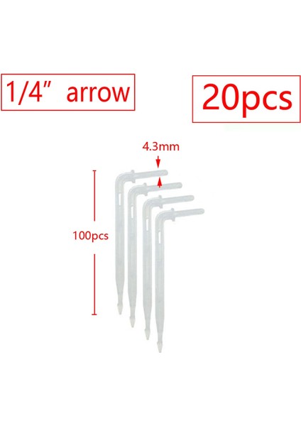 U Tarzı 2l 4l 8l Damlatıcı Sulama Yönlü Ok Damlalık Konnektörü Çapraz Su Bölücü Verici Damla Ok Mikro Damla Sulama Sistemi (Yurt Dışından)
