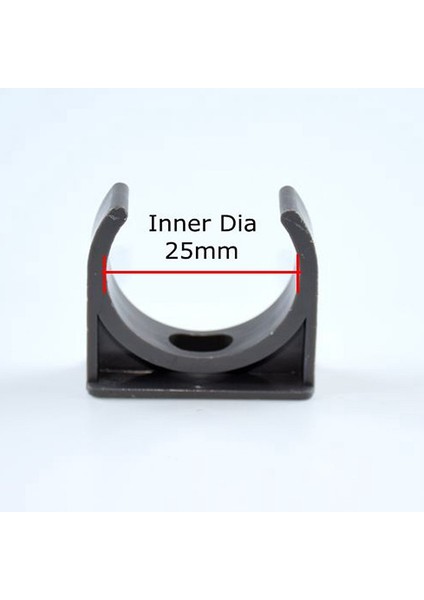 25 mm Tarzı 5 Adet 2~ mm Pvc Boru Kelepçeleri Sabit Tüp Balık Tankı Akvaryum Uydurma Tarımsal Sulama Bahçe Boru Desteği (Yurt Dışından)