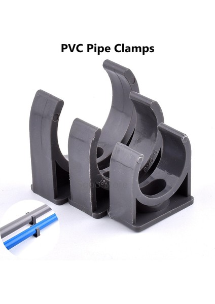 25 mm Tarzı 5 Adet 2~ mm Pvc Boru Kelepçeleri Sabit Tüp Balık Tankı Akvaryum Uydurma Tarımsal Sulama Bahçe Boru Desteği (Yurt Dışından) fiyatları